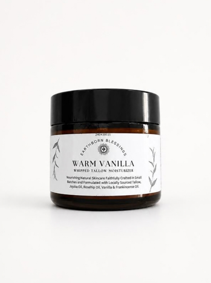 Warm Vanilla Whipped Tallow Moisturizer
